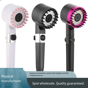 Áp lực cao mạ đa chức năng lượng mưa phòng tắm vòi <span class=keywords><strong>3</strong></span> chế độ <span class=keywords><strong>3</strong></span>-in-1 vòi hoa sen với thiết bị cầm tay cho nhà vệ sinh nhà bếp sử dụng - Product Image 4