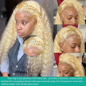 Peluca de Cabello Humano Indio Virgen con Frente de Encaje HD, Cabello Humano 100% sin Pegamento con Cutícula Alineada, Peluca con Frente de Encaje para Mujeres Negras - Product Image 4