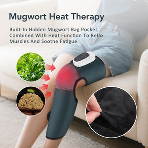 Беспроводной носимый массажер для ног 3-в-1 с подогревом и компрессией для бедер и икр, аккумулятор 4000 мАч для 1,5 часа работы, улучшение кровообращения - Product Image 4