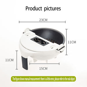 Rallador Multifuncional 9 en 1, Cortador, Rebanador, Triturador de Grado Alimenticio con Cesta, Picador de Frutas, Zanahorias, Cebollas, Papas y Verduras - Product Image 6