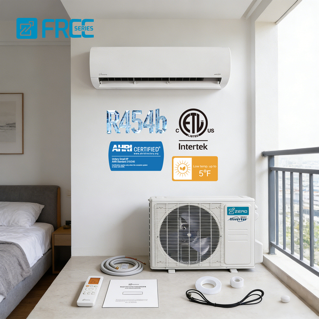 R454b 12000-24000 BTU Mini Split Heating Cooling Inverter Smart AC Energy Star Certified Air Conditioner