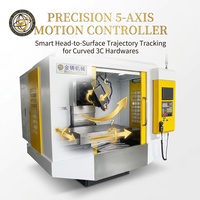Rectificadora CNC Industrial de 5 Ejes para Superficies Cilíndricas y Planas - Pulidora de Carcasas de 3 Cabezas Personalizable con Extracción de Polvo