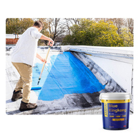 Membrane de toiture en acrylique hautement élastique GX104 pour la rénovation partielle des toitures métalliques, application par pulvérisation