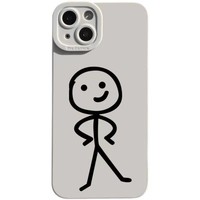 Dessin animé Matchman Téléphone étui pour iphone 11 12 13 14 15 Pro Max XR XS X 7 8 Plus SE 2020 Antichoc Mat Souple TPU Silicone Couverture