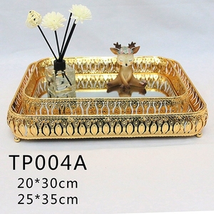 Vajilla de Metal para decoración de fiestas, bandeja de Ramadán, Festival musulmán islámico, mesa de postre, bandejas <span class=keywords><strong>Eid</strong></span> <span class=keywords><strong>Mubarak</strong></span> - Product Image 4