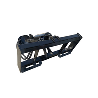 Machines agricoles haute performance, mini chargeuse compacte, tarière hydraulique, vis de fondation, chargeur frontal hydraulique