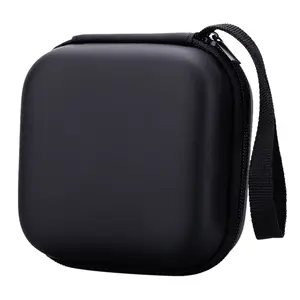 이어폰 케이스 EVA 케이블 보관 가방 USB 충전기 이어폰 전원 은행 데이터 라인 PU 방수 휴대용 여행 케이블 가방