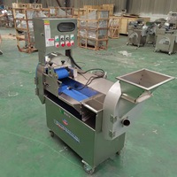 Automatische multifunctionele groentesnijmachine voor het snijden, diceren en raspen van aardappelen, uien en wortelen voor voedselverwerkingsfabrieken