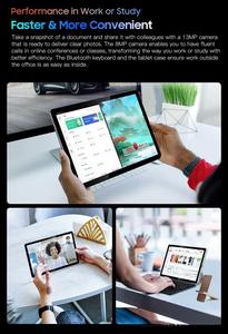 11 इंच एंड्रॉइड 14 टैबलेट के साथ 12 जीबी रैम 512 जीबी रोम 2.0 घज ऑक्टा-कोर टैबलेट पीसी 5 एमपी 13 एमपी कैमरा टैबलेट - Product Image 6