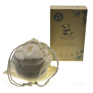 100% tampon de <span class=keywords><strong>coton</strong></span> matériau <span class=keywords><strong>recyclable</strong></span> 10/12/14/15/16/18 paquet de tampons de <span class=keywords><strong>coton</strong></span> <span class=keywords><strong>démaquillant</strong></span> lavables organiques réutilisables - Product Image 3