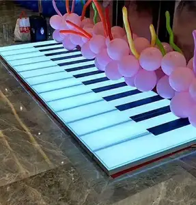 Piano Interaktif Tahan Air Lantai Dansa Led untuk Dekorasi Lanskap Luar Ruangan