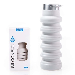 Outdoor Sports Plastic Collapsible Leak-Proof <b>Reusable</b> Large Capacity Portable Water Bottle - Product Image 1