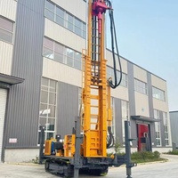 Fabrieksdirecte verkoop 2000m rupsband kleine waterputboorinstallatie diesel hydraulische waterputboormachines