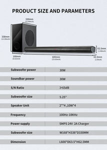 Sistema de Altavoces Multimedia 2.1 con Subwoofer, Conectividad Inalámbrica Bluetooth para el Hogar y la PC, Calidad de Sonido Superior - Product Image 6