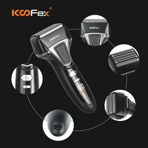 Rasoio Elettrico da Uomo KooFex KF-7613 OEM con Placcatura Multi-Foglio in Nichel, Lavabile, IPX6, Ricarica Super Veloce in 90 Minuti, 2 Velocità, 8000 Giri/Min - Product Image 5