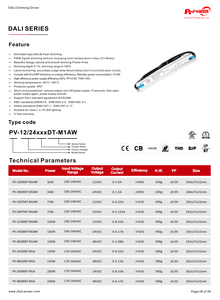 Controlador LED DALI de Voltaje Constante IP67 Impermeable 75W/100W con Atenuación por Pulsación, Fuente de Alimentación LED para Caja de Luz 100-240V AC-DC 12V 24V - Product Image 6