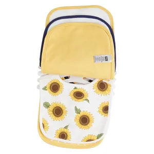 cheap price factory wholesale 5 PC set 2023 hot sell new style cotton Bib OEM Service Bibs