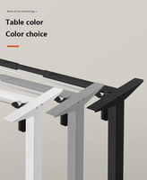 Customsmart Ergonomic Electric Smart Lift Sit Standing Table Altura ajustable Escritorios de oficina