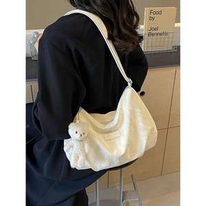 Nouveau sac à main en PU pour femme, grande capacité, style parfaitement assorti, sac à bandoulière plissé de style occidental pour femme - Product Image 4