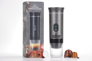 New Launched Electric Coffee Maker 3 in 1 Multifunctional Digital Screen One Touch Portable <b>Espresso</b> Machine Car Hotel Coffee - Product Image 5