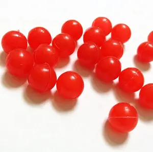 批发价格6毫米5毫米8毫米10毫米12毫米15毫米红色半透明聚丙烯浮动空pp塑料球
