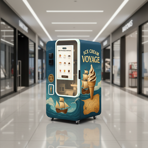 Máquina Expendedora Inteligente de Helado Suave - Servicio Rápido en 15 Segundos, 59 Sabores, NFC/Código QR, SDK, Tarjeta de Crédito, Monedas - Product Image 1