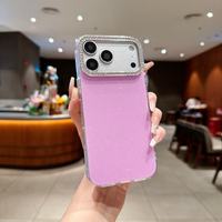Coque de téléphone IMD brillante effet diamant couleur unie pour iPhone 18 17 Air 16 15 14 13 12 11 Pro Max, étui antichoc brillant et étincelant
