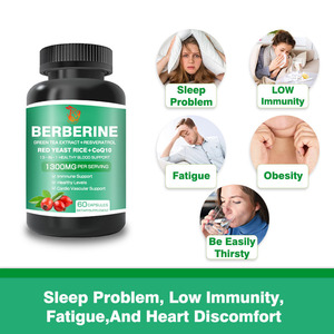 Premium High Berberine Capsules for Energy Boost Immune Support Berberine Capsules with Black Pepper and <b>Cinnamon</b> Herbal - Product Image 2