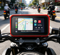 Écran de moto Aoocci BM6 800 Nit lisible en plein soleil, compatible Apple CarPlay sans fil et Android Auto, IP67 pour BMW R1250GS R1200GS