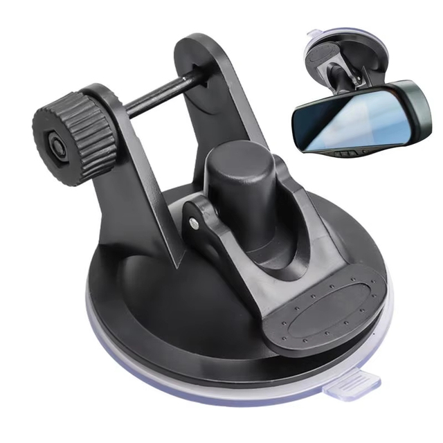 Car Dash Cam Mount 180 Degree Adjustable Camera Holder 68mm Suction Cup Auto Dash Cam Base Bracket for Car Dashboard Windshield