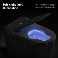 En stock WC intelligent sans réservoir avec bidet intelligent, chauffage par capteur, électrique automatique