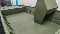   Bateau de pêche en aluminium soudé de 5 m avec console monobloc à vendre
