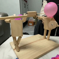Nouveau design 2024, guerrier de ballon en bois, vente chaude, jeu familial et de couple, jouet éducatif