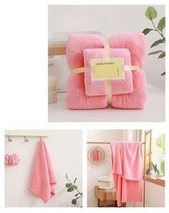 Hot-Selling Three-Piece Business Microfiber High-Density Absorbent Coral Fleece <b>Bath</b> <b>Towel</b> Personalized Gift <b>Set</b> - Product Image 4