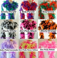 Vente en gros 40g 60g 80g 100g 120g 200g 250g Turquie Chandelle Boa Turquie Boas Plume pour Performance Party Dance Costume Vêtement