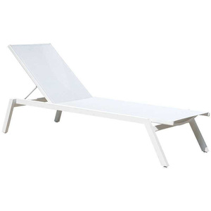 Silla de <span class=keywords><strong>Playa</strong></span> Moderna Minimalista, Impermeable y Resistente al Sol, Ajustable en Altura, de Aluminio, para Villa/Hotel - Product Image 6