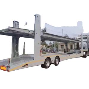 Semi-<span class=keywords><strong>remorque</strong></span> de transport de voiture à 2 essieux et à 3 essieux Afrique <span class=keywords><strong>Achat</strong></span> de porte-voitures à plat de 40 pieds tandem de 40 pieds et tailles de <span class=keywords><strong>remorque</strong></span> - Product Image 1