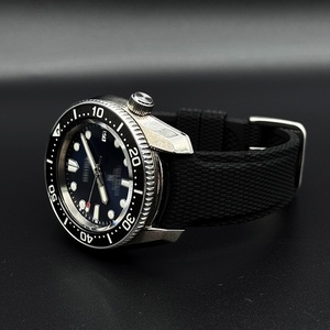 <span class=keywords><strong>Bracelet</strong></span> de montre sport réglable en <span class=keywords><strong>caoutchouc</strong></span> FKM à extrémités courbes, à dégagement rapide, pour <span class=keywords><strong>Seiko</strong></span> - Product Image 6