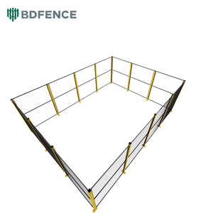Barrière de protection robotique antirouille en treillis soudé galvanisé, longue durée de vie pour lignes de production robotisées automatisées non-stop - Product Image 1