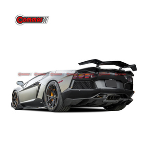Pour Lamborghini Aventador LP700, lèvre arrière style Vors, diffuseur de pare-chocs arrière en fibre de carbone sèche, accessoires de voiture - Product Image 2