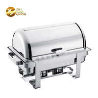 Équipement de cuisine de haute qualité marmite service chauffant traiteur acier inoxydable nourriture buffet cuisinière chauffe-plat pour hôtel