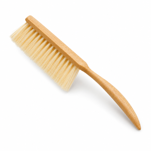 Spazzola professionale in legno per barbiere con setole in nylon - Product Image 2