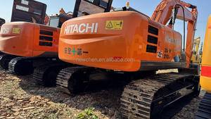 Excavadora Hitachi de 21 toneladas con bajas horas de trabajo usadas, motor Komatsu Original certificado por CE/EPA, caja de cambios con bomba controlada por PLC - Product Image 6