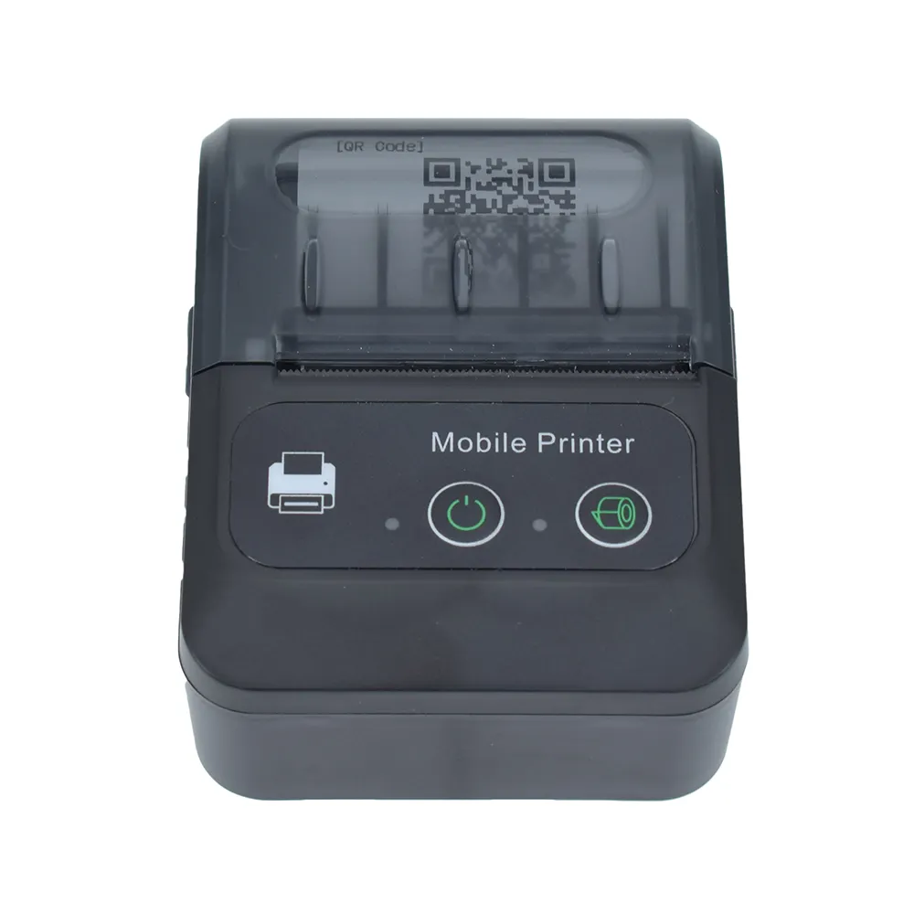 Printer Penerimaan Termal Portabel, Port USB BT Portabel Mini Nirkabel 58Mm Dapat Diisi Ulang