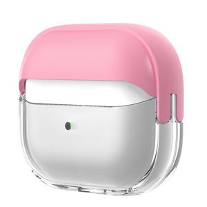 Nouveau design PC + TPU étui de protection pour écouteurs pour Samsung pour <span class=keywords><strong>Galaxy</strong></span> Buds 3/3 Pro étui de charge avec crochet - Product Image 2