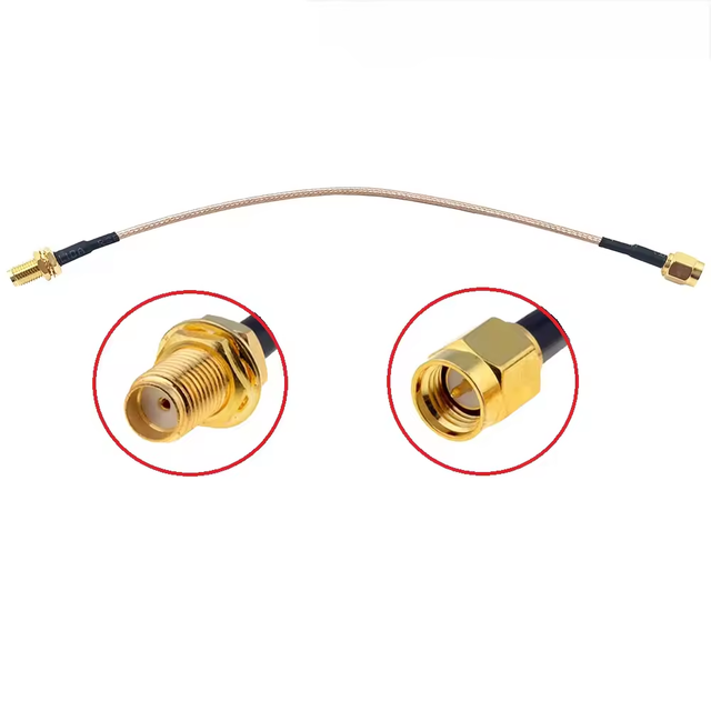 Factory WiFi Router antenna cable SMA male Plug to SMA female Jack bulkhead connector RG316 pigtail Patch Lead extension cable