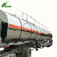 Chine prix usine 3 essieux en aluminium utilitaire 2025 modèle réservoir d'eau citerne semi-remorque à vendre