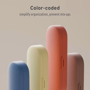 กล่องใส่ยาเม็ดพลาสติกดีไซน์ใหม่ หลายสี พร้อมแม่เหล็ก พกพาสะดวก กันความชื้น รูปทรงสี่เหลี่ยม รับทำโลโก้ กล่องยาเม็ดขนาดเล็ก - Product Image 3