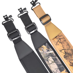 สายสะพายไหล่แบบปรับได้ 2 จุด TYPHON Super Adjustable ทำจากโพลีเอสเตอร์ทนทาน พร้อมแผ่นรองรับน้ำหนักและห่วงโลหะแบบหมุนได้ ลายพราง สำหรับอุปกรณ์ล่าสัตว์ - Product Image 6