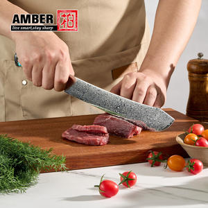 Cuchillo de Cocina Profesional de Acero Damasco Vg10 de 10 Pulgadas para Rebanar Jamón y Carne, Cuchillo de Chef - Product Image 2